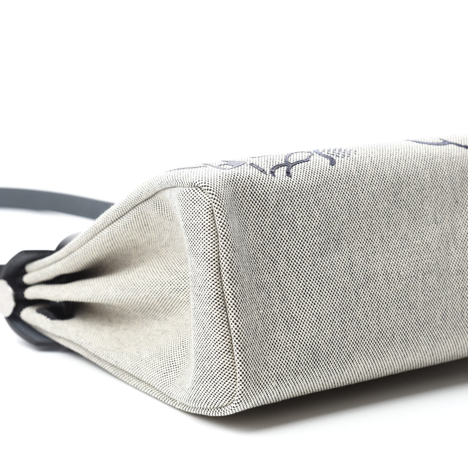 Hermes Vache Hunter Toile H Pegase Pop Herbag Zip Retourne 31 PM Bleu Indigo Ecru Black 7 of 11
