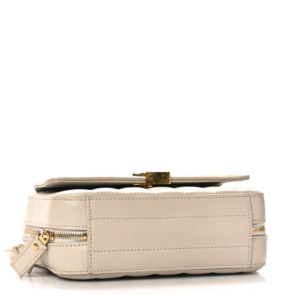 Saint Laurent Lambskin Matelasse Monogram Vicky Camera Bag Crema Soft 4 of 10