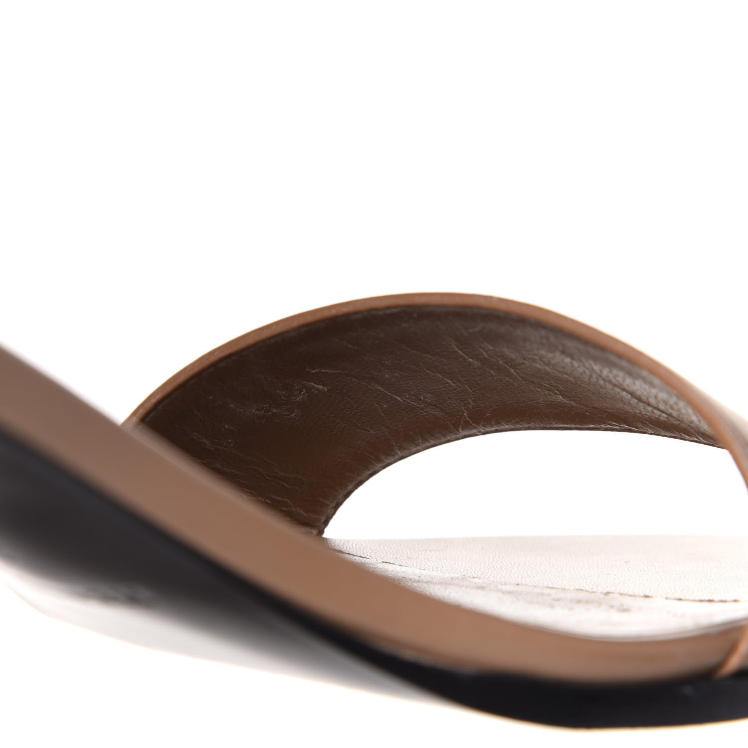 Hermes Box Calfskin Manege Sandals 37 8 of 9