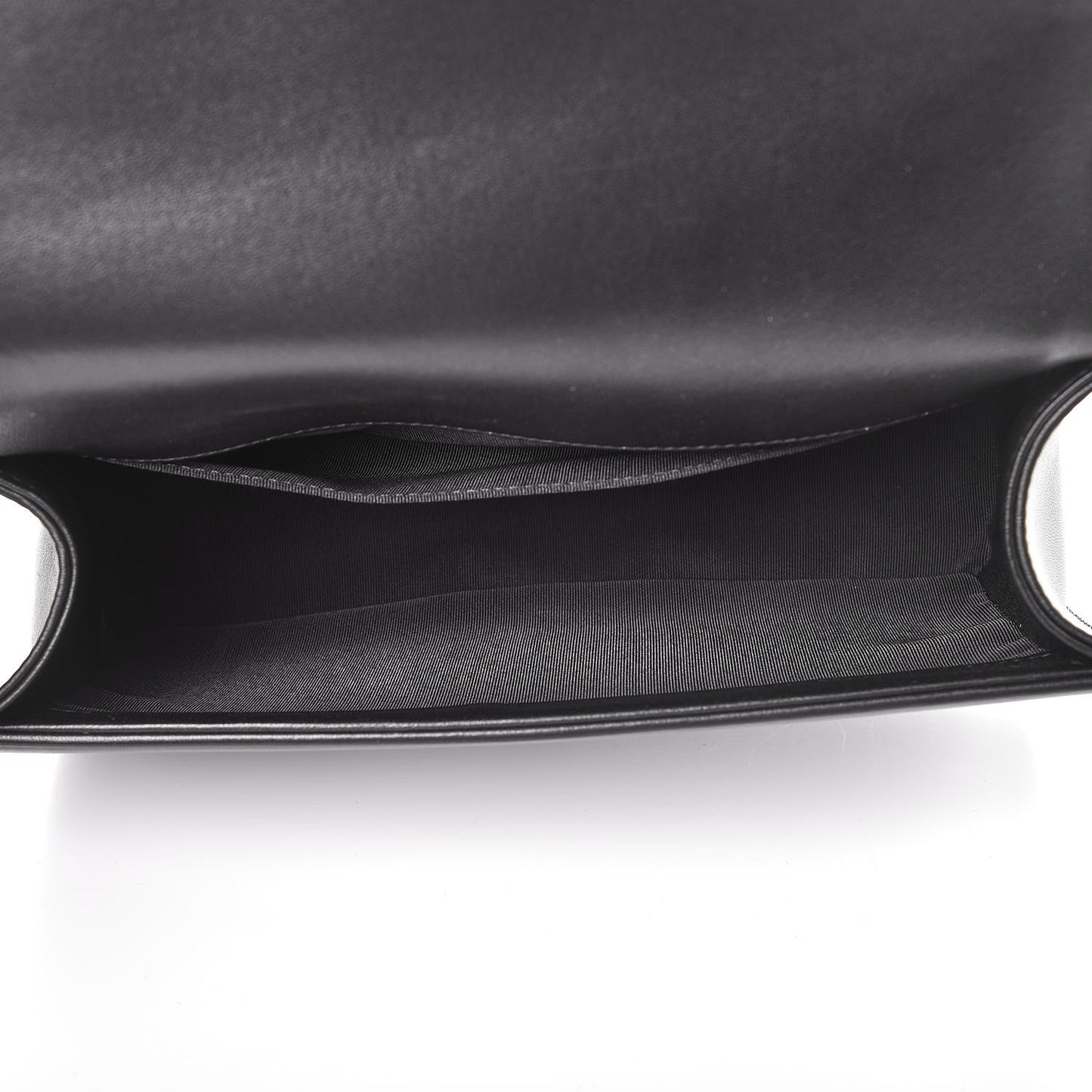 Lambskin Quilted Medium Boy Flap Black