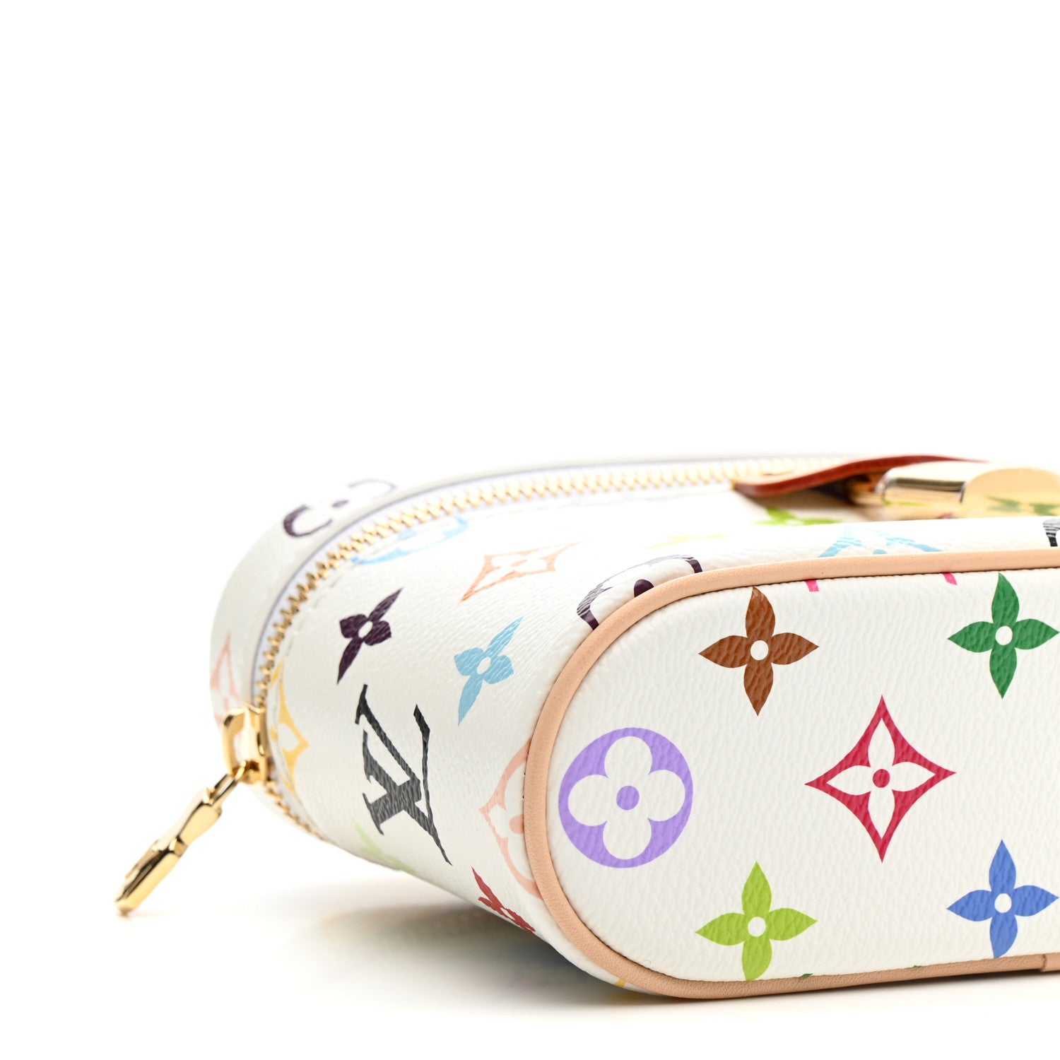 Louis Vuitton LV x TM Monogram Multicolor Vanity Chain Pouch White 8 of 10