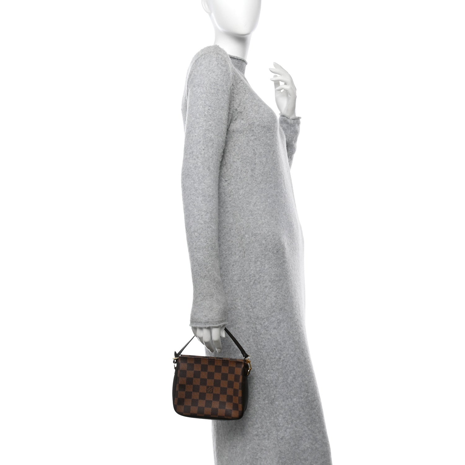 Louis Vuitton Damier Ebene Trousse Make Up Bag Pochette 2 of 9