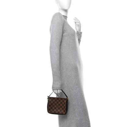 Louis Vuitton Damier Ebene Trousse Make Up Bag Pochette 2 of 9