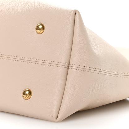 Louis Vuitton Grained Calfskin Low Key Hobo MM Limestone 9 of 9