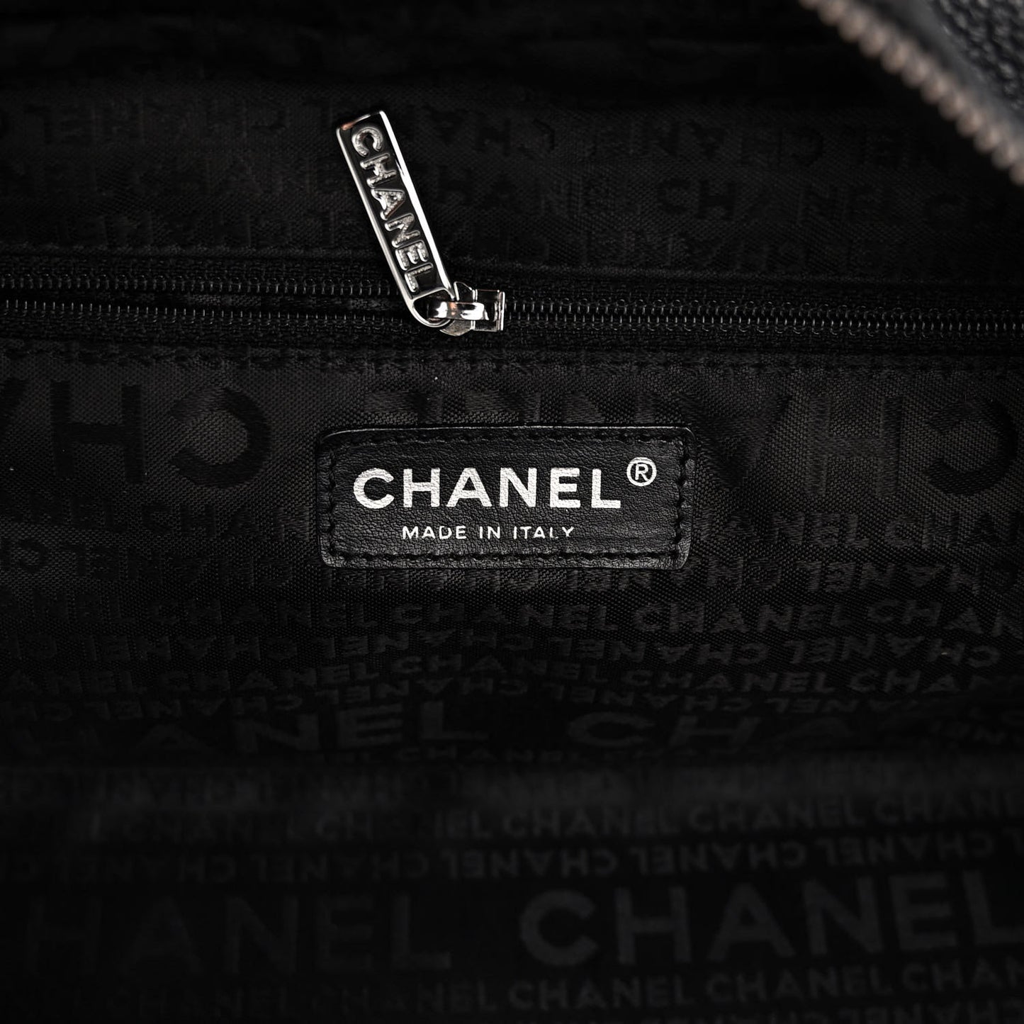 Caviar Square Stitched Bowler Black