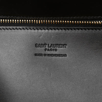 Saint Laurent Raffia Calfskin Medium Panier Tote 6 of 10