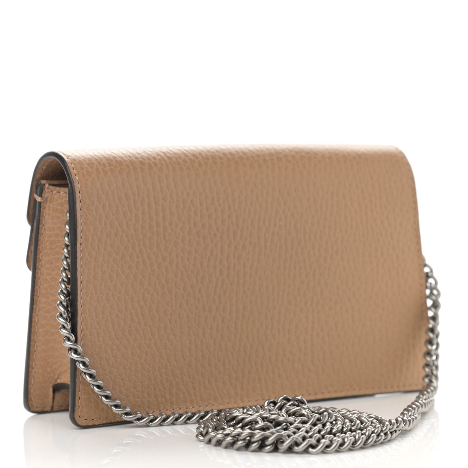 Gucci Dollar Calfskin Crystal Super Mini Dionysus Shoulder Bag Natural Tan Black Diamond 2 of 9