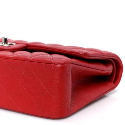Chanel Caviar Quilted Medium Double Flap Red 10 of 10