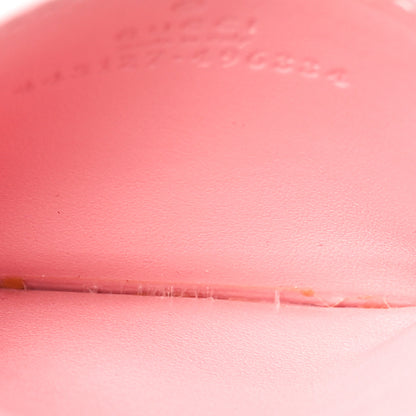 Gucci Calfskin Matelasse GG Marmont Card Holder Wild Rose 5 of 7