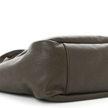 Saint Laurent Grained Deerskin Bea Tote Musk 9 of 10