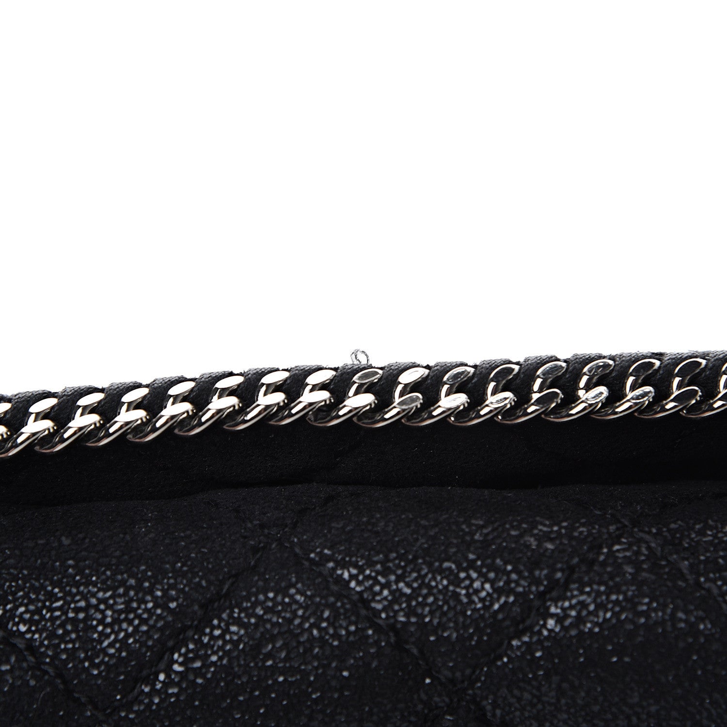 Stella McCartney Shaggy Deer Quilted Falabella Crossbody Bag Black 10 of 10