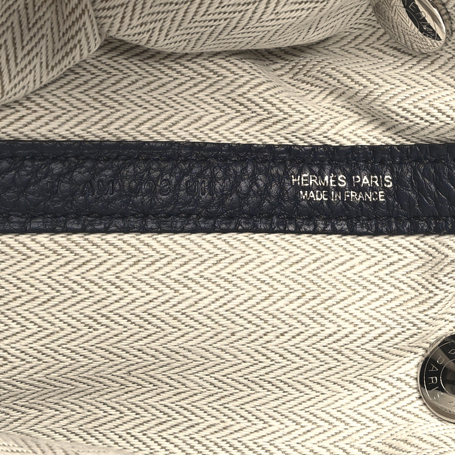 Hermes Negonda Garden Party 30 TPM Bleu Indigo 6 of 9