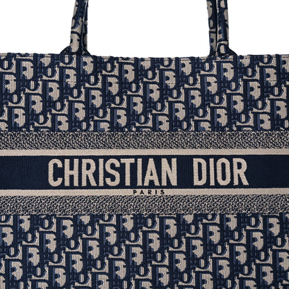 Christian Dior Oblique Medium Book Tote Blue Multicolor 11 of 11