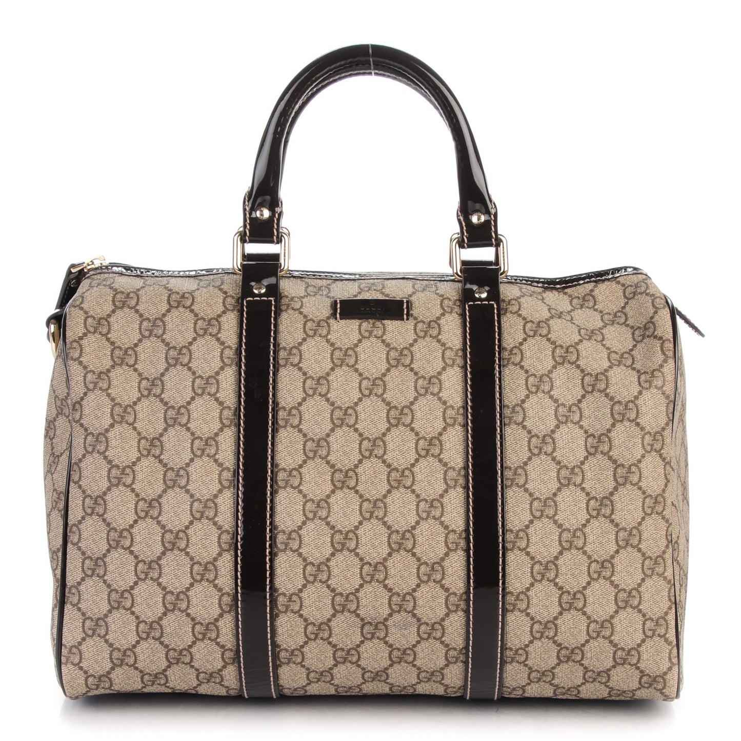 GG Plus Monogram Medium Joy Boston Dark Brown