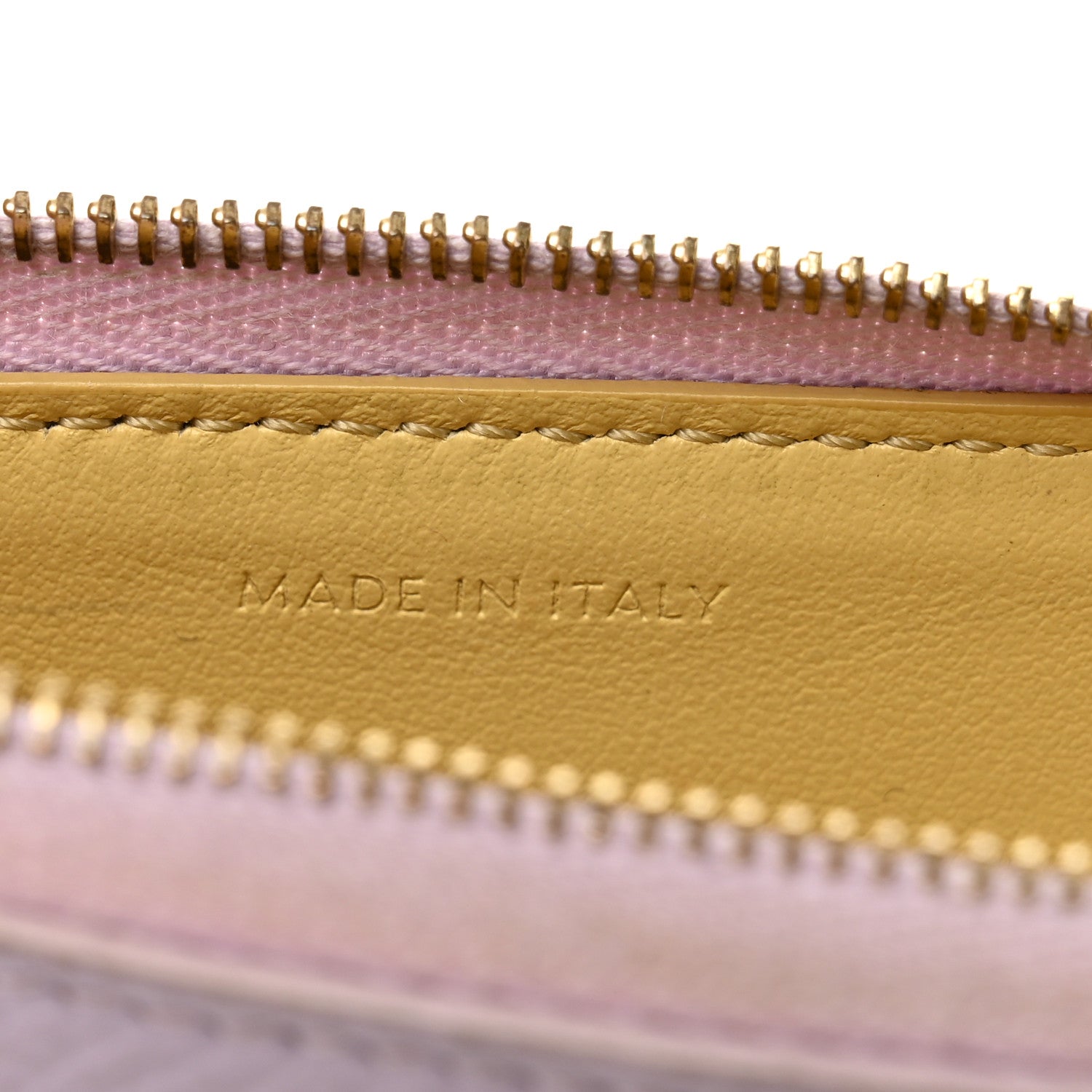 Celine Drummed Calfskin Medium Half Zip Multifunction Wallet Coin Purse Liliac 7 of 12