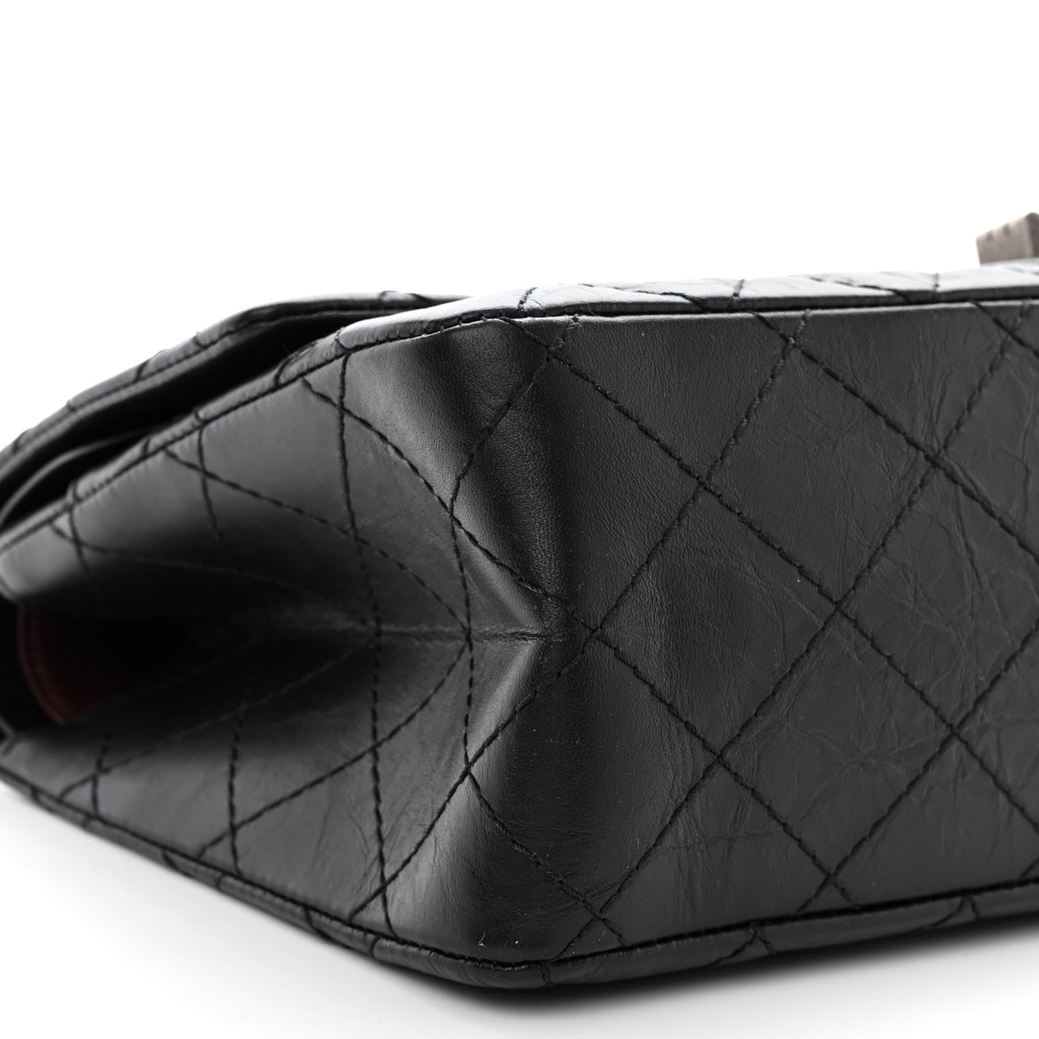 Chanel Aged Calfskin Quilted 2.55 Reissue 226 Flap Black 9 of 10