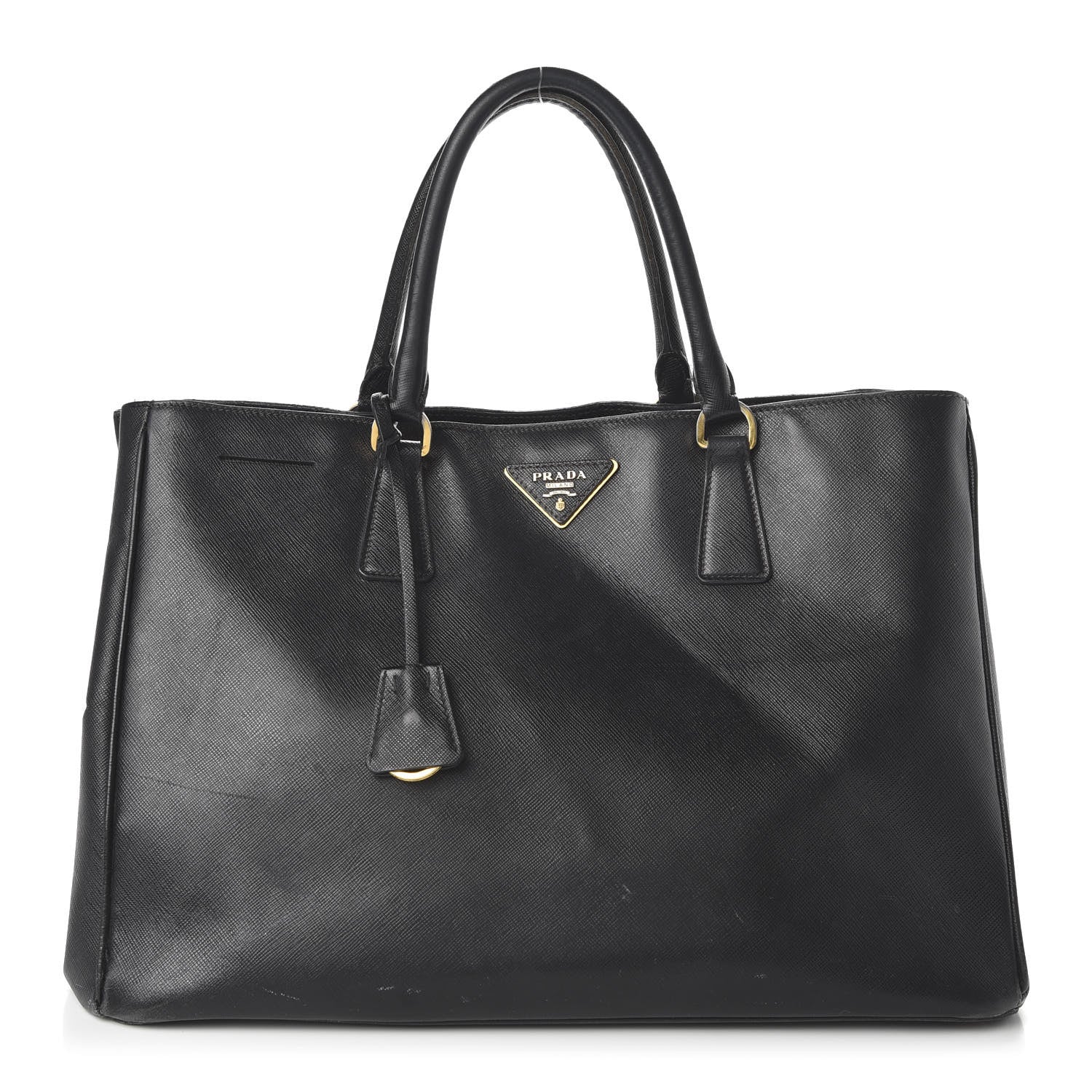 Prada Saffiano Lux Large Tote Black 1 of 12