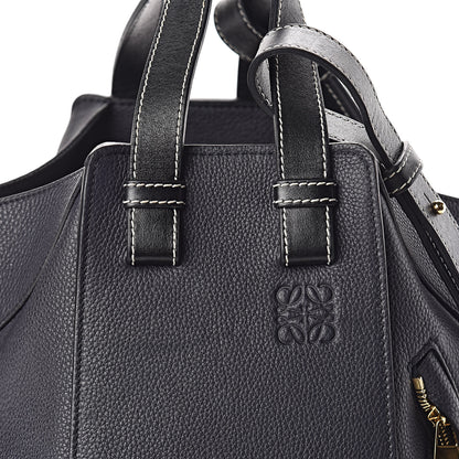 Loewe Calfskin Small Hammock Shoulder Bag Midnight Blue Black 7 of 9