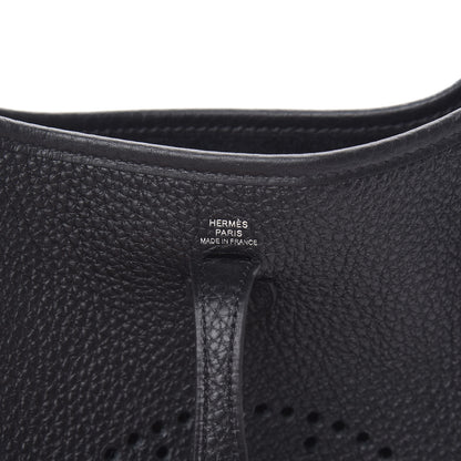Hermes Taurillon Clemence Evelyne TPM Black 6 of 11