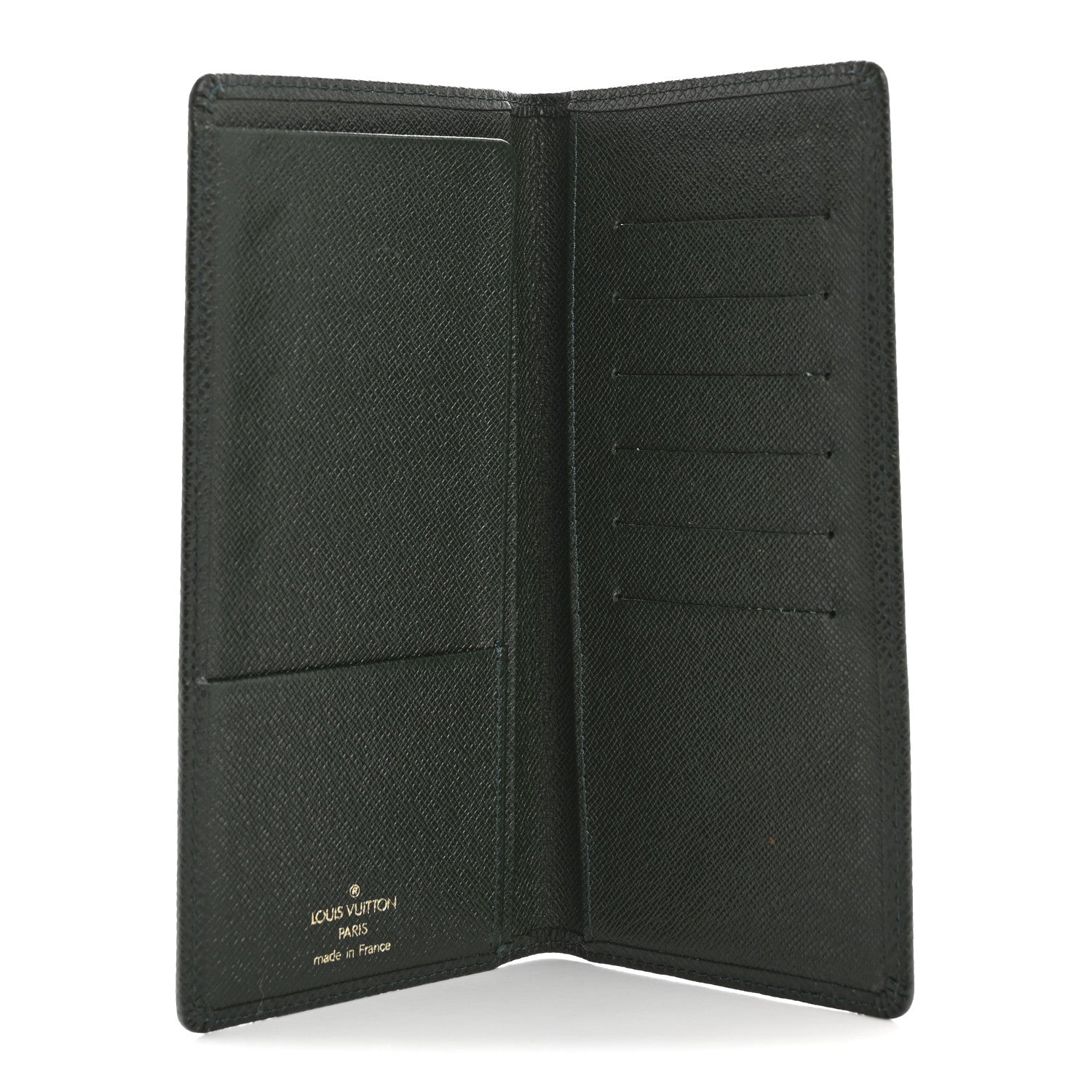 Louis Vuitton Taiga Brazza Wallet  Dark Green 5 of 10