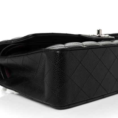 Chanel Caviar Quilted Medium Double Flap Black 15 of 21
