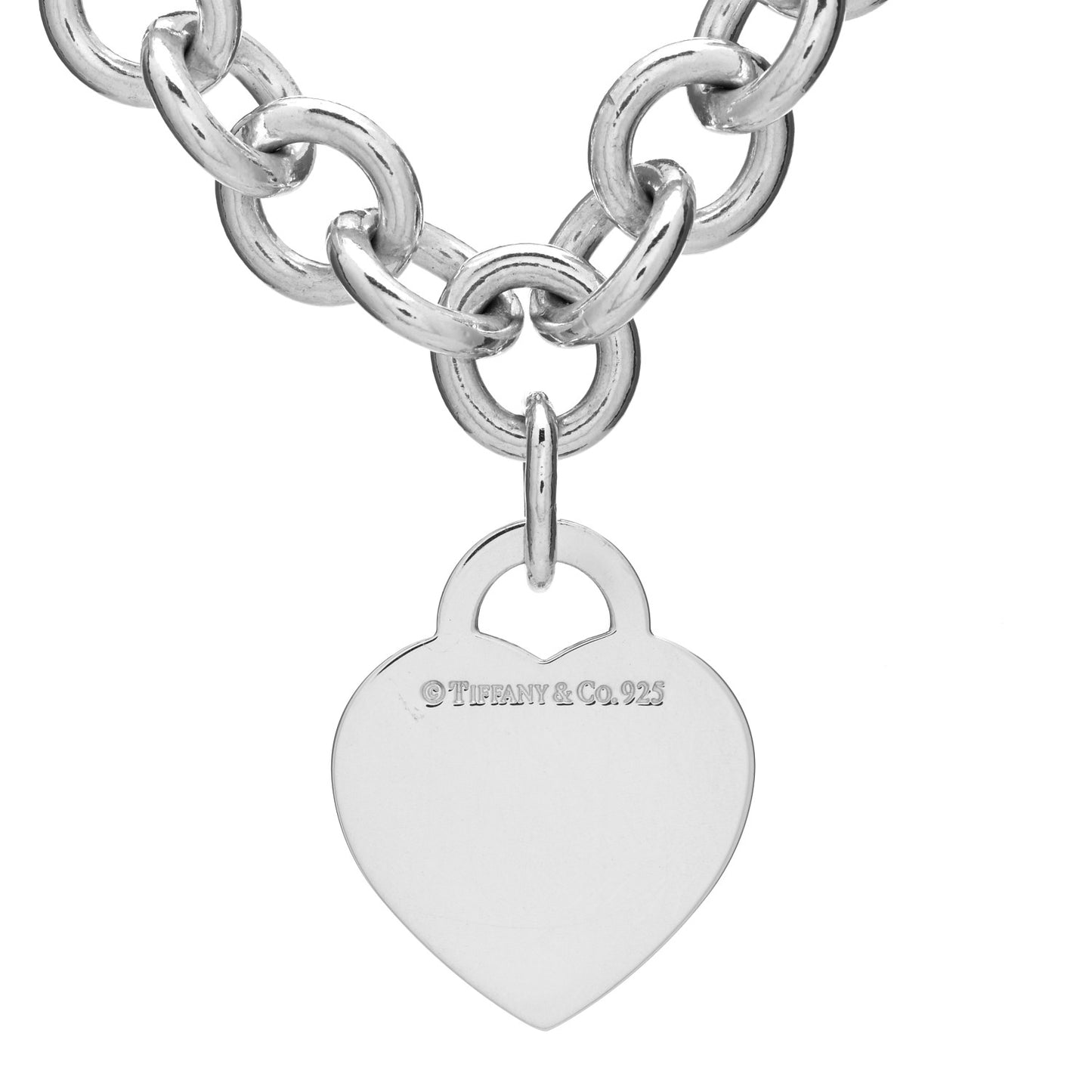 Sterling Silver Return to Tiffany Heart Tag Pendant Necklace