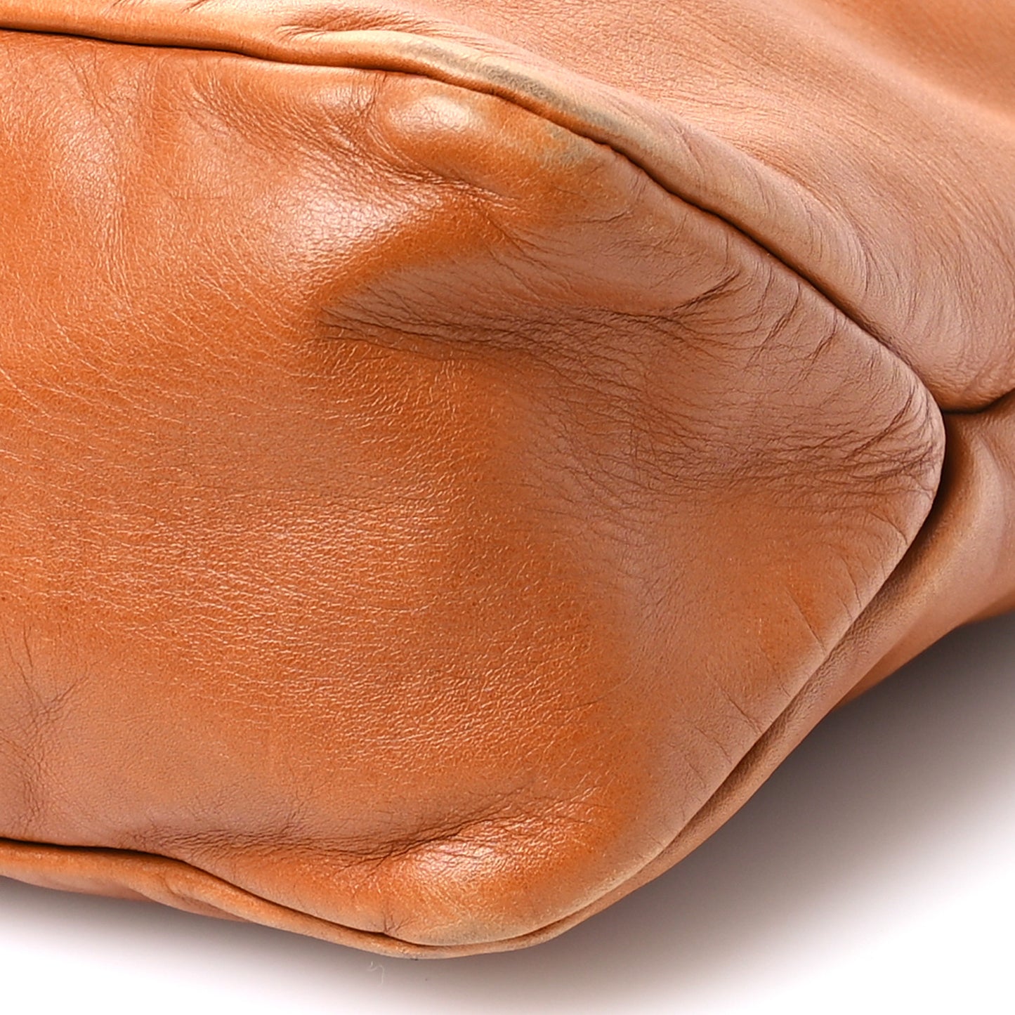 Calfskin Medium Horsebit Chain Hobo Brown