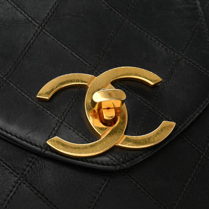 Chanel Calfskin Stitched XL Weekender Black 18 of 21