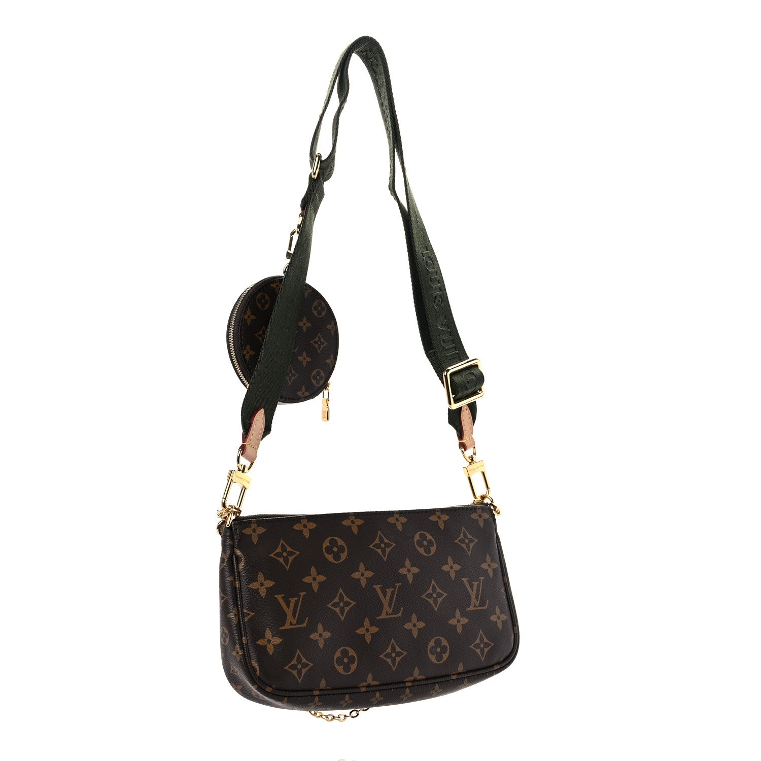 Louis Vuitton Monogram Multi Pochette Accessories Kaki 3 of 16