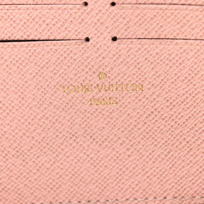 Louis Vuitton Damier Azur Clemence Wallet Rose Ballerine 6 of 7