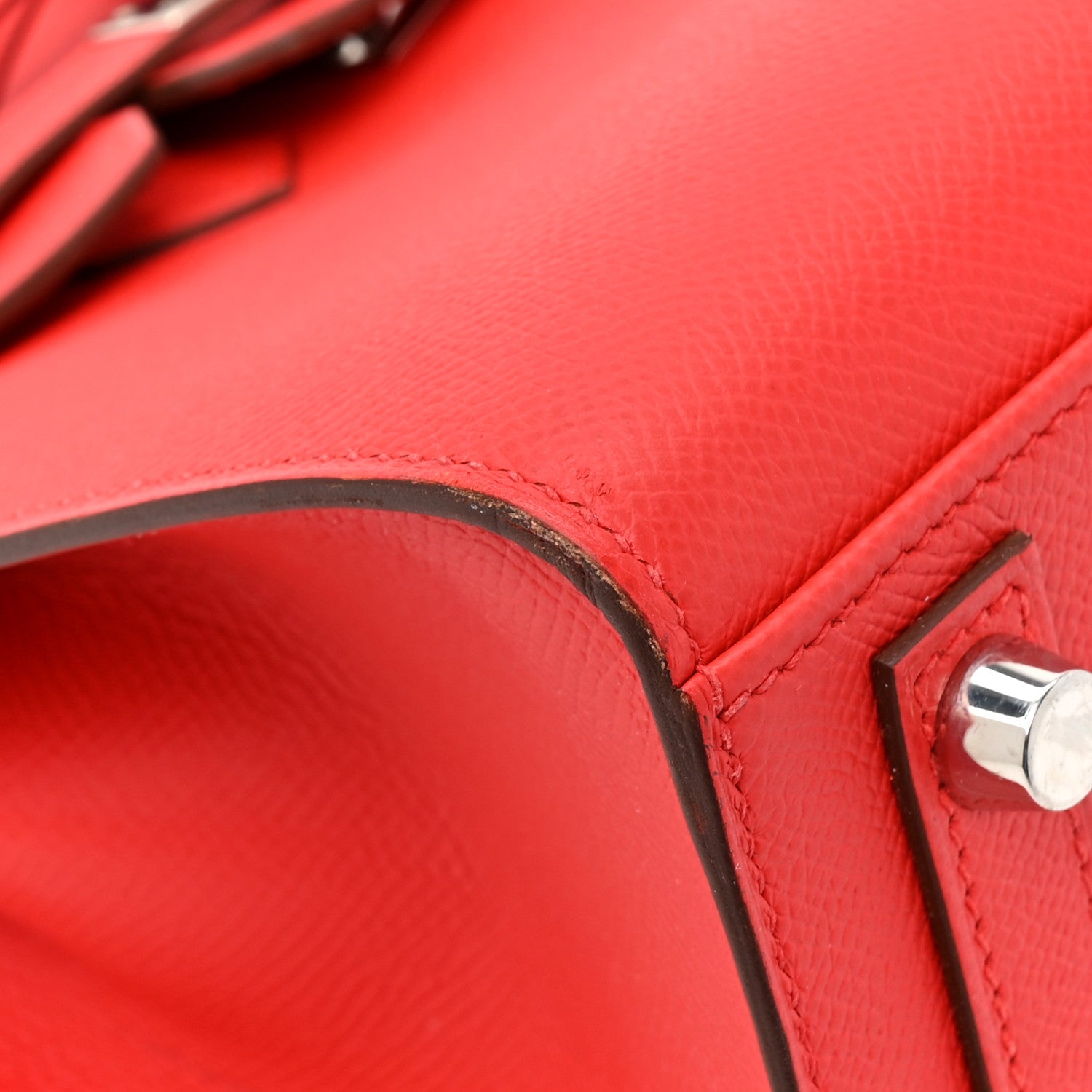 Hermes Epsom Birkin Sellier 25 Rouge De Coeur 12 of 16
