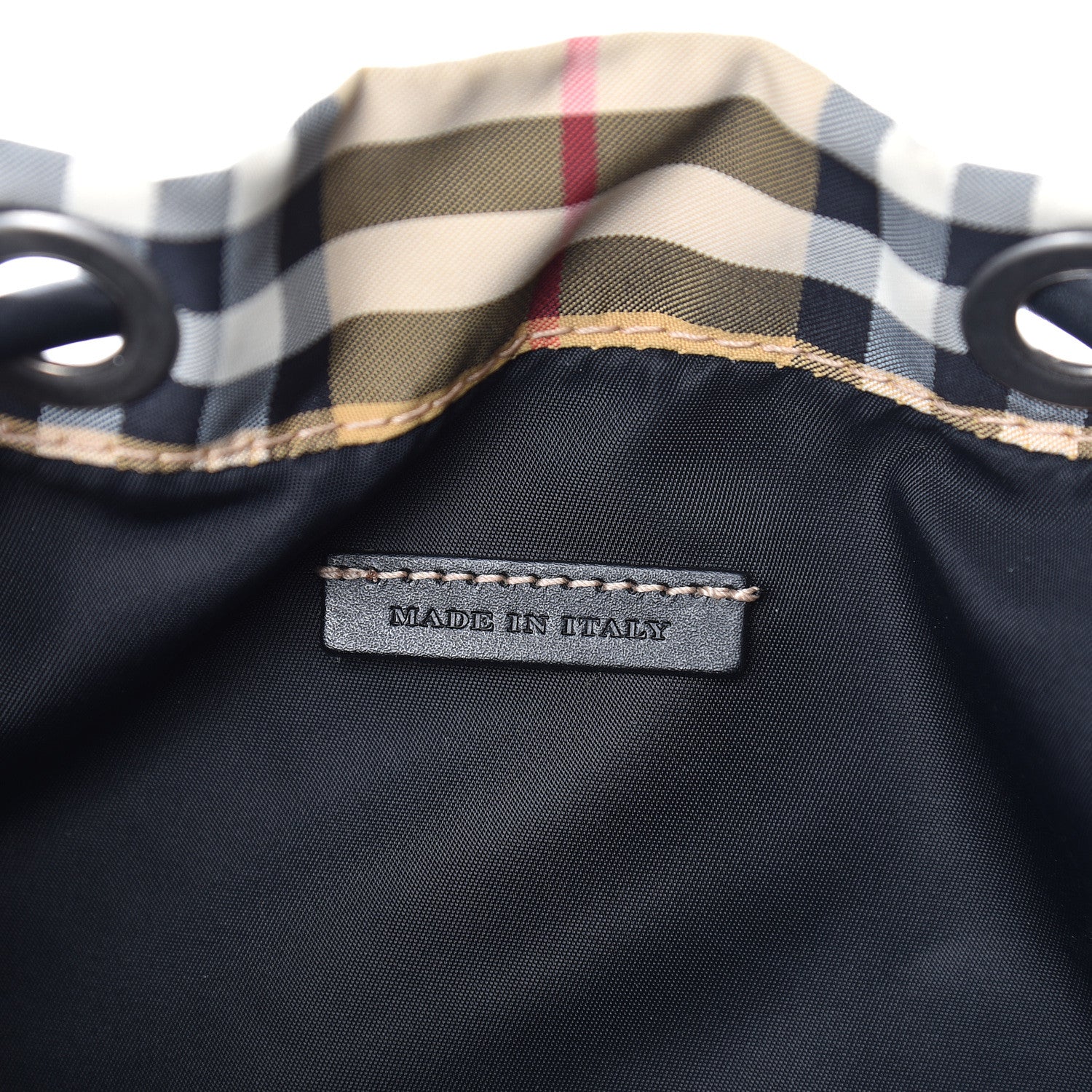 Burberry Nylon Vintage Check Medium Rucksack Backpack Antique Yellow 9 of 13