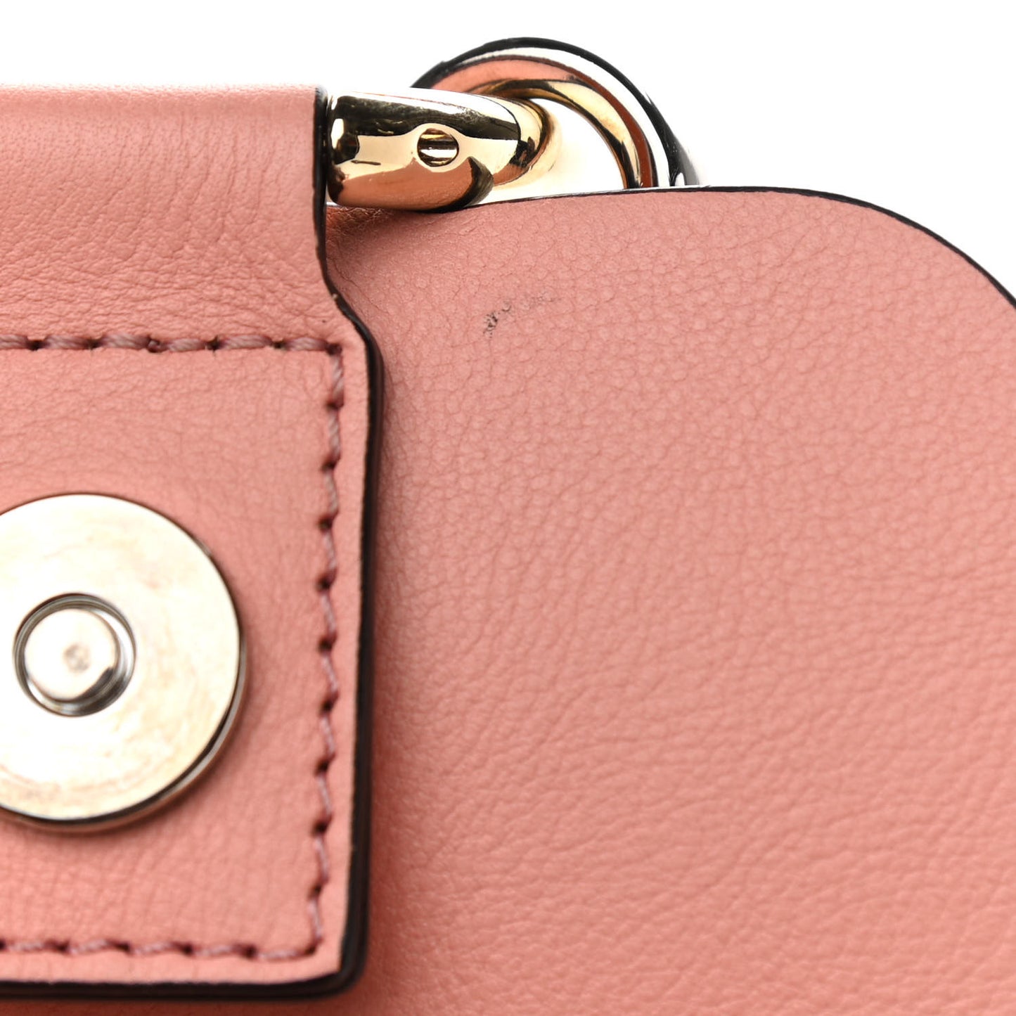 Suede Calfskin Mini Faye Backpack Ideal Blush