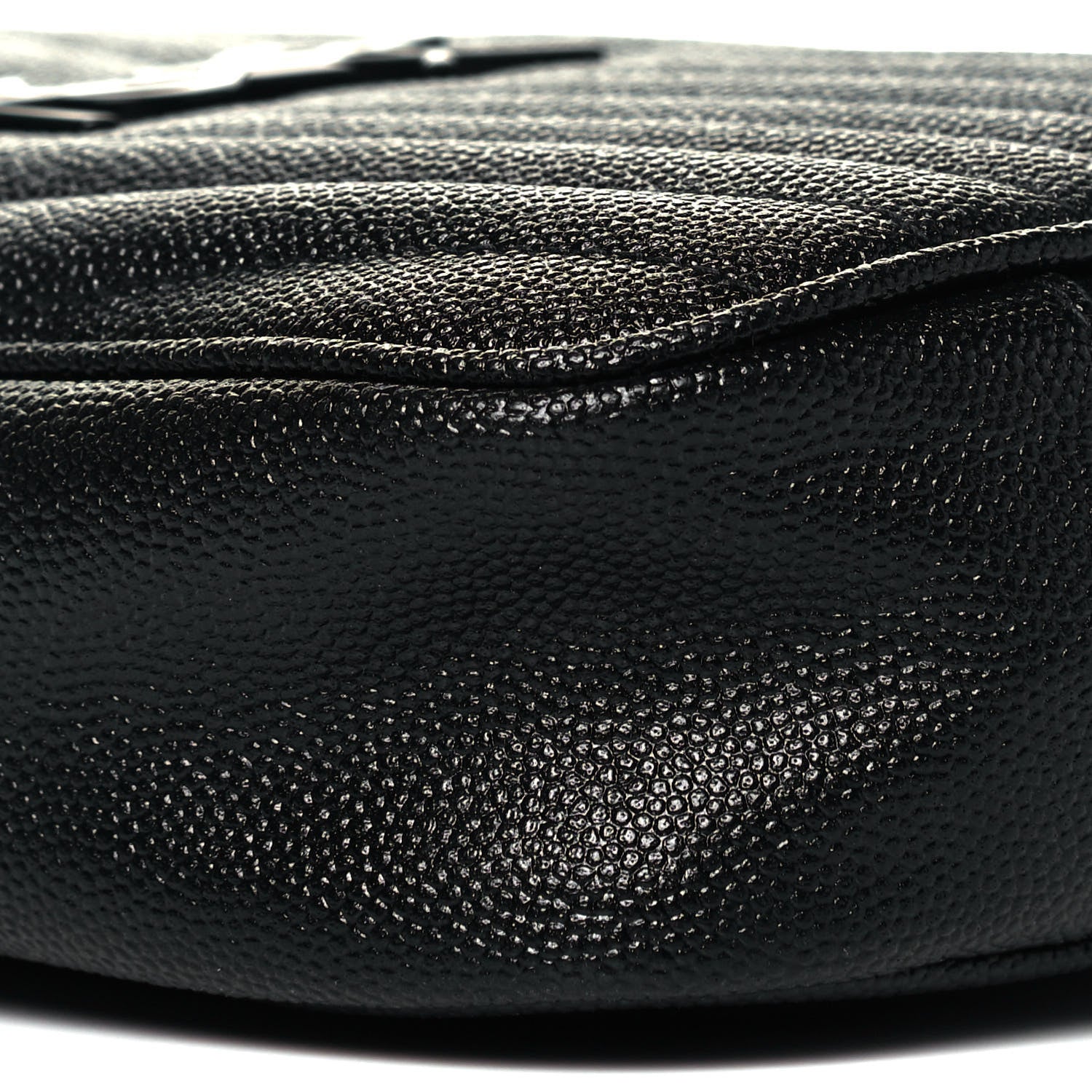 Saint Laurent Grain De Poudre Matelasse Monogram Mini Lou Camera Bag Black 9 of 9
