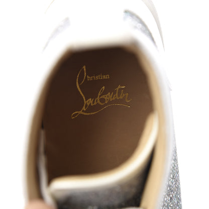 Christian Louboutin Glitter Bip Bip Strass Womens Flat Sneakers 36 Version Multi 8 of 9