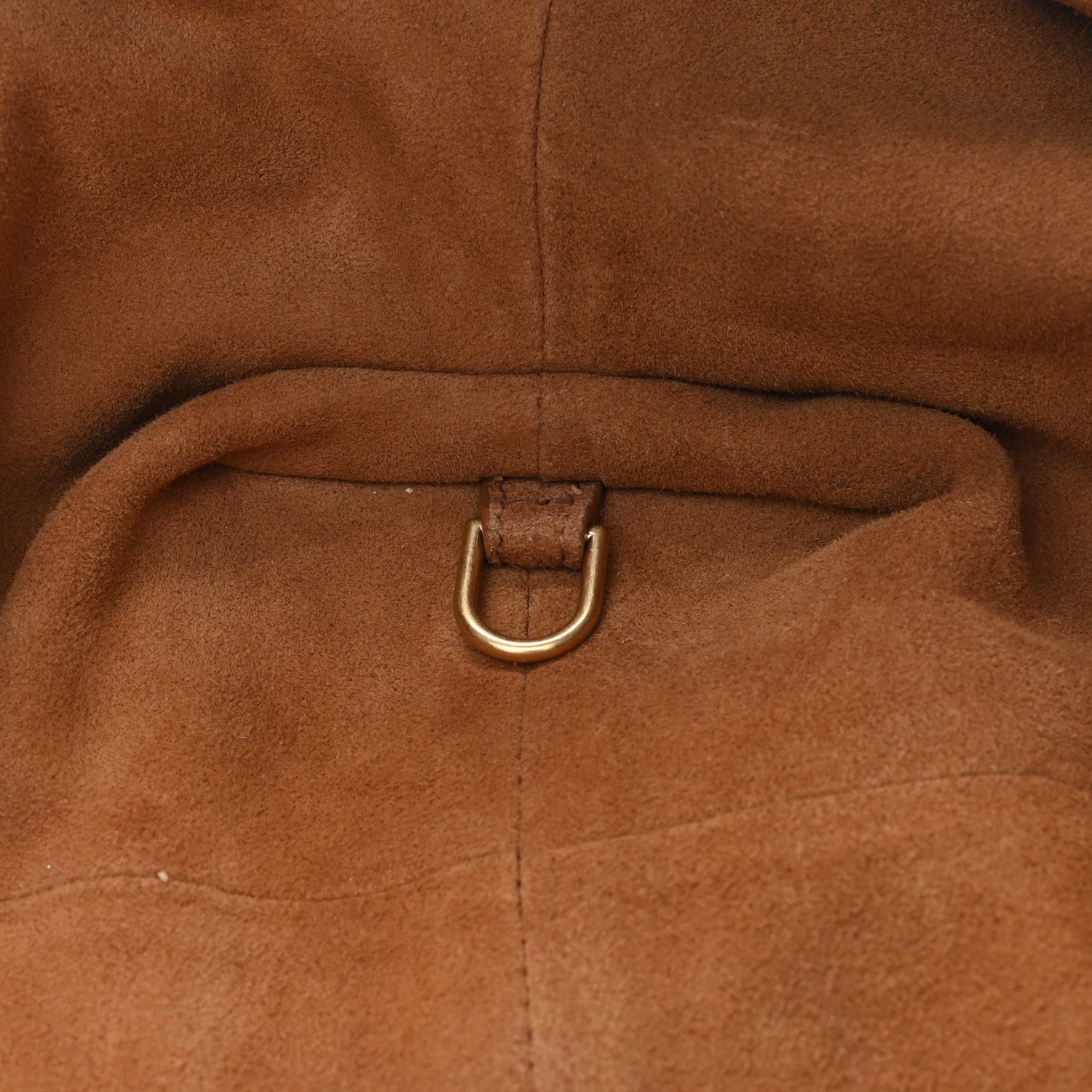 Bottega Veneta Crackled Calfskin The Pouch Oversized Clutch Zabaione 9 of 9