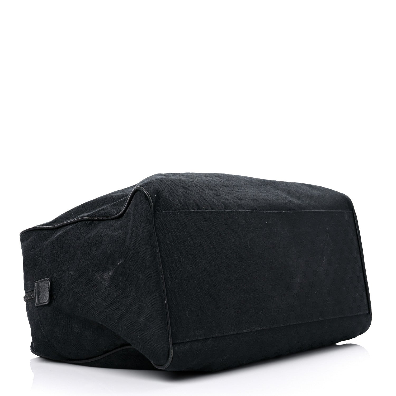 Gucci GG Monogram Web Large Collapsible Carry On Duffle Bag Black 3 of 23