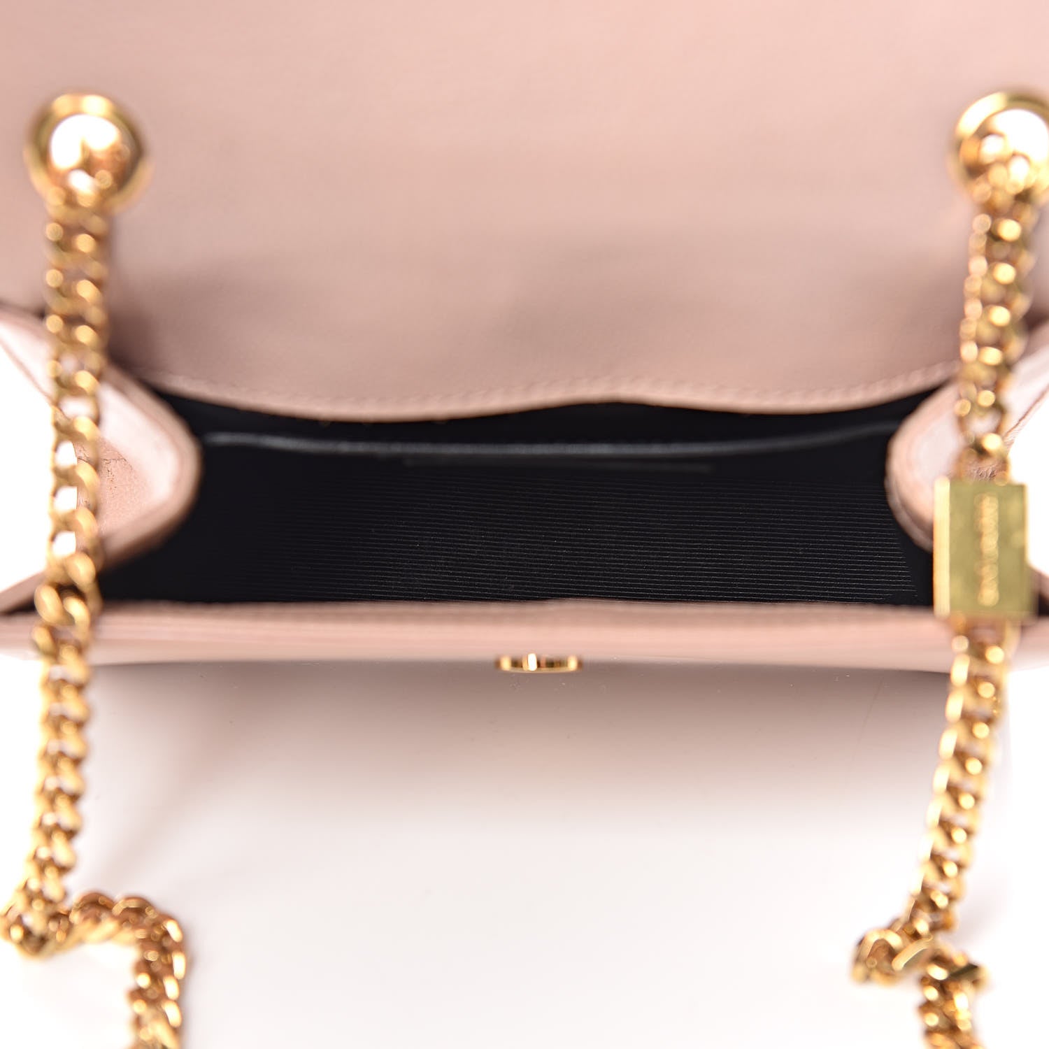 Saint Laurent Grain De Poudre Small Monogram Kate Satchel Pale Blush 5 of 14