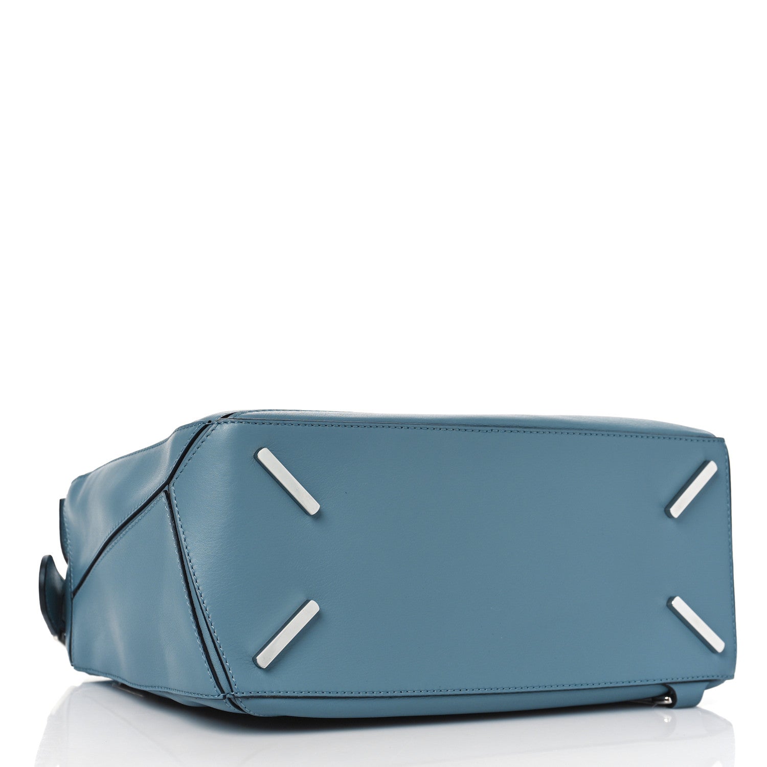 Loewe Calfskin Medium Puzzle Bag Stone Blue 4 of 8