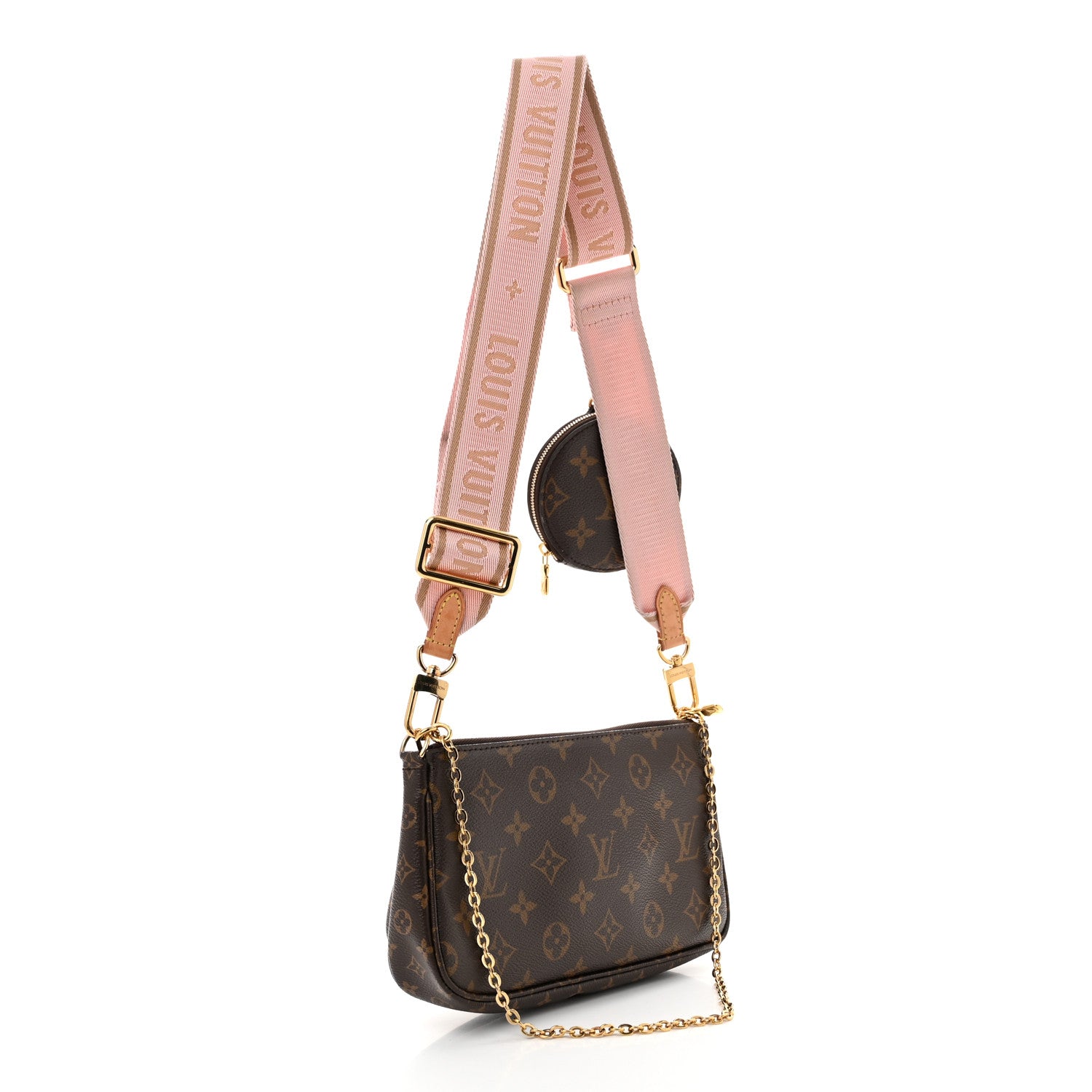 Louis Vuitton Monogram Multi Pochette Accessories Rose Clair 3 of 12