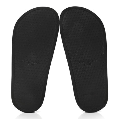 Givenchy Rubber Logo Pool Slide Sandals 35 Black 4 of 4