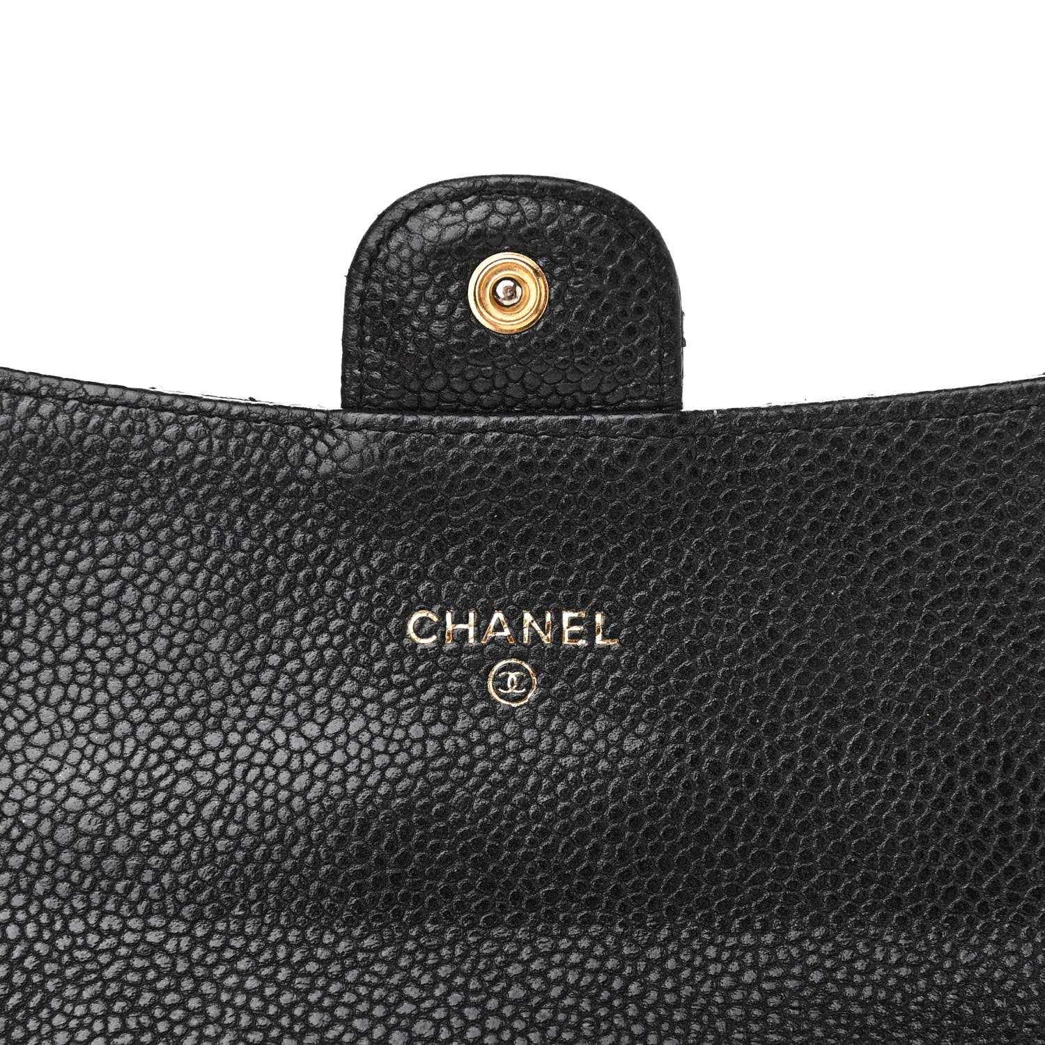 Chanel Caviar Quilted Medium Flap Wallet Black 6 of 8