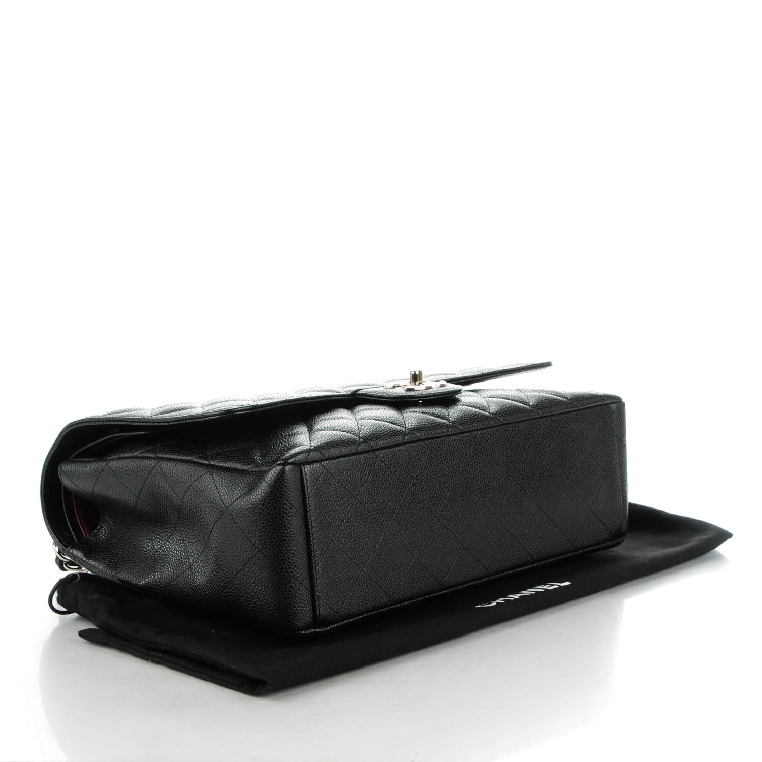 Chanel Caviar Quilted Maxi Double Flap Black 4 of 8