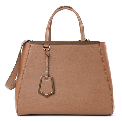 Fendi Vitello Elite Regular 2Jours Tote Orzo 1 of 10