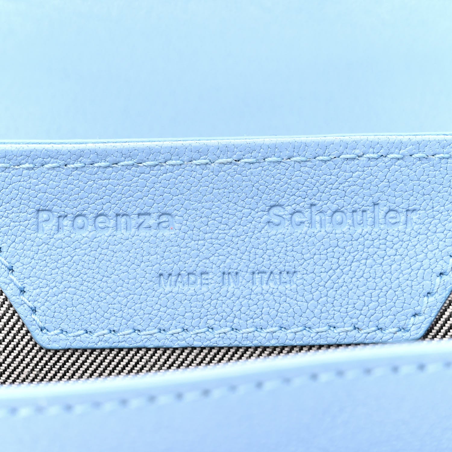 Proenza Schouler Lambskin Micro PS1 Satchel Paris Sky 5 of 9