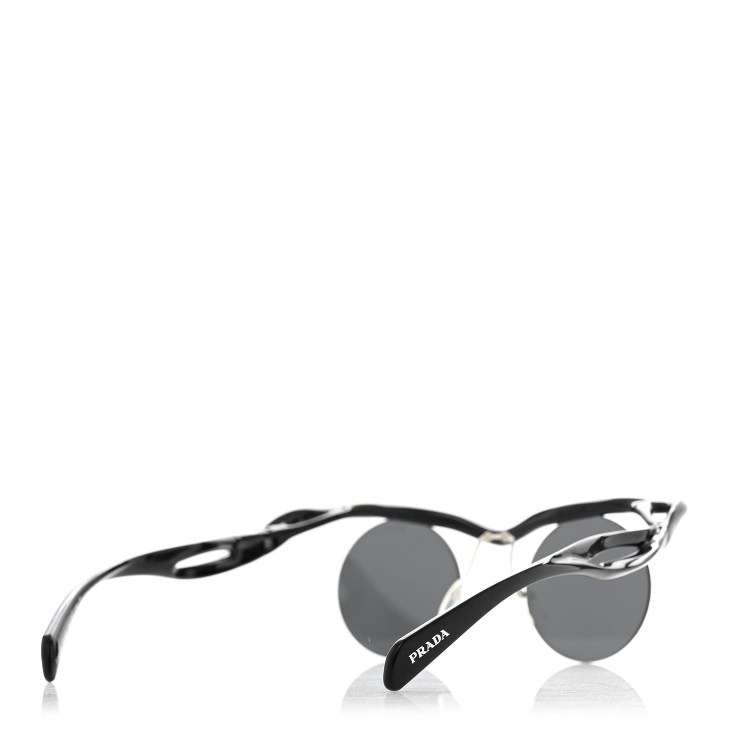 Acetate Rimless Sunglasses SPR A24 Black