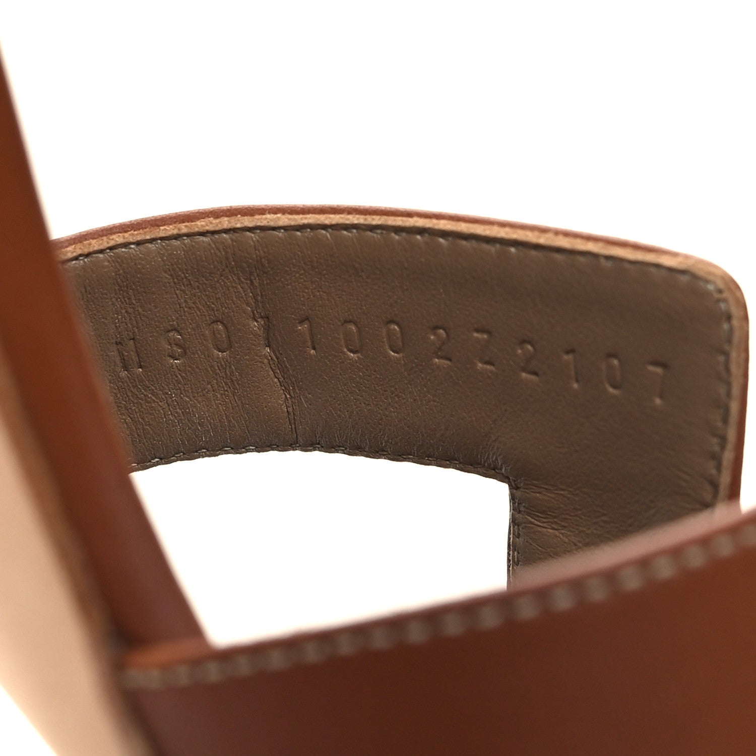 Hermes Calfskin Oasis Sandals 38 Gold 6 of 8