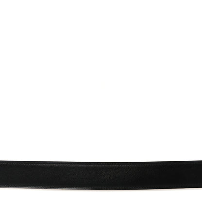 Hermes Box Togo 32mm Martelee H Belt 90 Black Orange 5 of 6