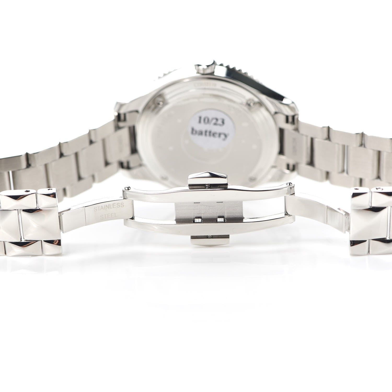 Christian Dior Stainless Steel Diamond 32mm Dior VIII Montaigne Quartz Watch 5 of 6