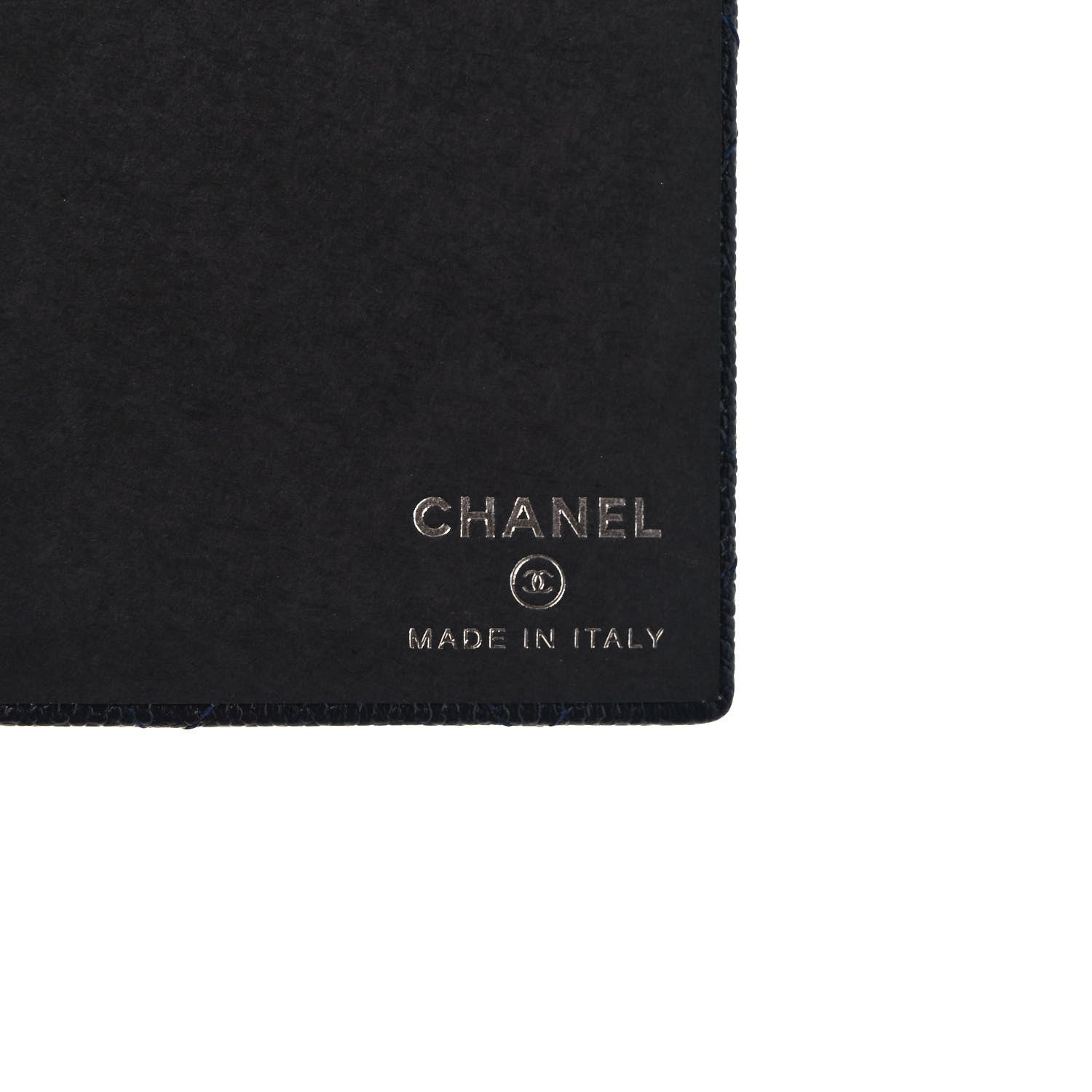 Chanel Caviar Quilted Notebook Navy Blue 5 of 7